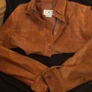 Rust Reigns Suede Stylish Shirt